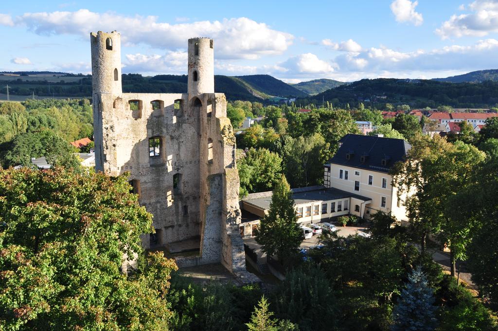 Hotel Am Hohen Schwarm Saalfeld Saale Exterior foto